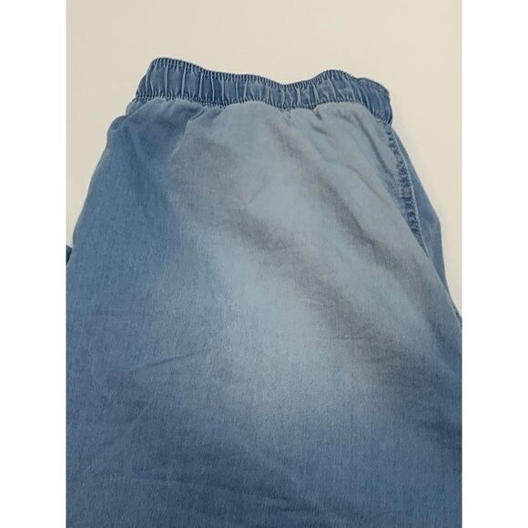 One Republic For All Womens Denim Pants Drawstring Stretch Waist Blue Large - Picture 2 of 9